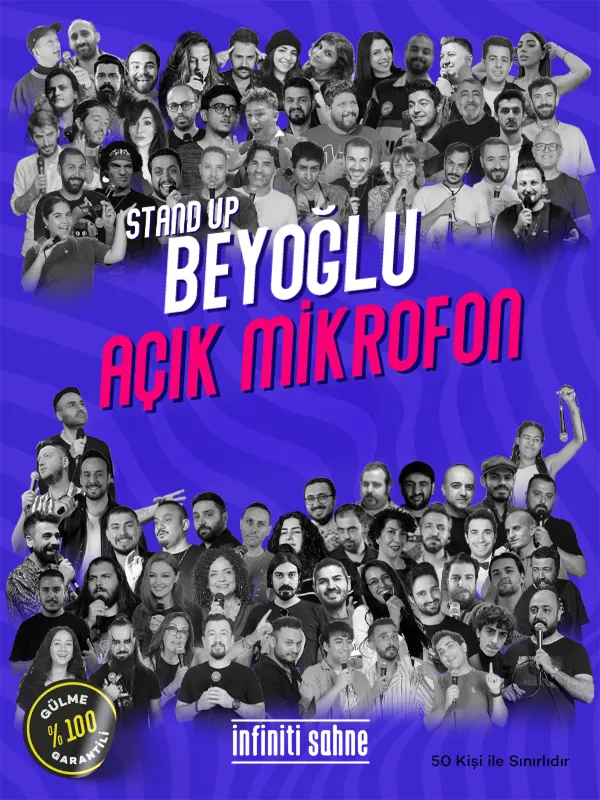 Stand up Açık Mikrofon Beyoğlu | İnfiniti Sahne card