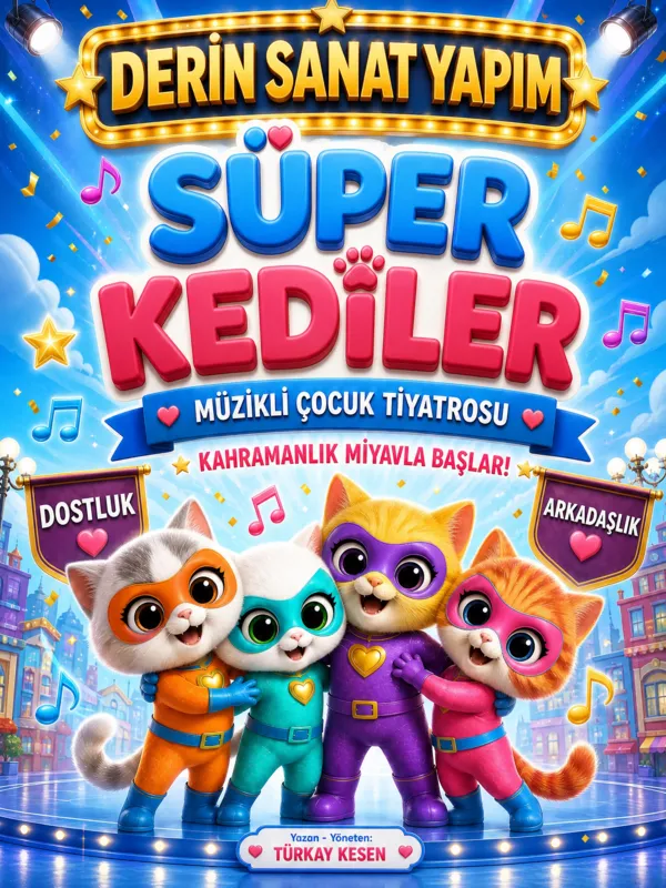 Süper Kediler Tiyatro Oyunu card