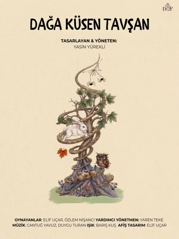 Dağa Küsen Tavşan card