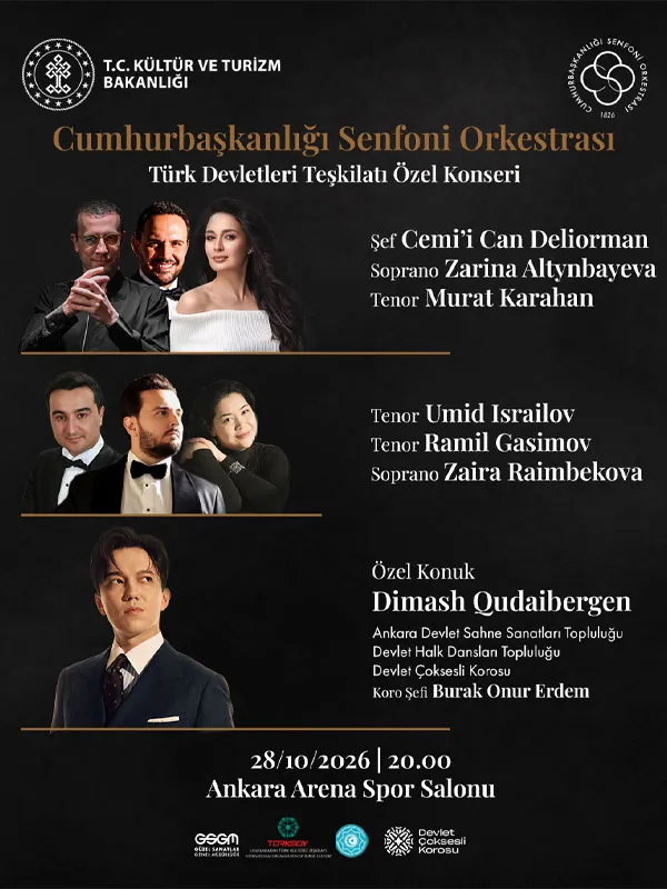 Cumhurbaşkanlığı Senfoni Orkestrası - Türk Devletleri Teşkilatı Özel Konseri card