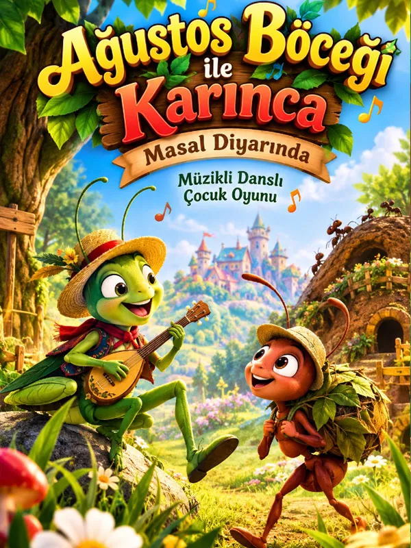 Ağustos Böceği ile Karınca Masal Diyarında card