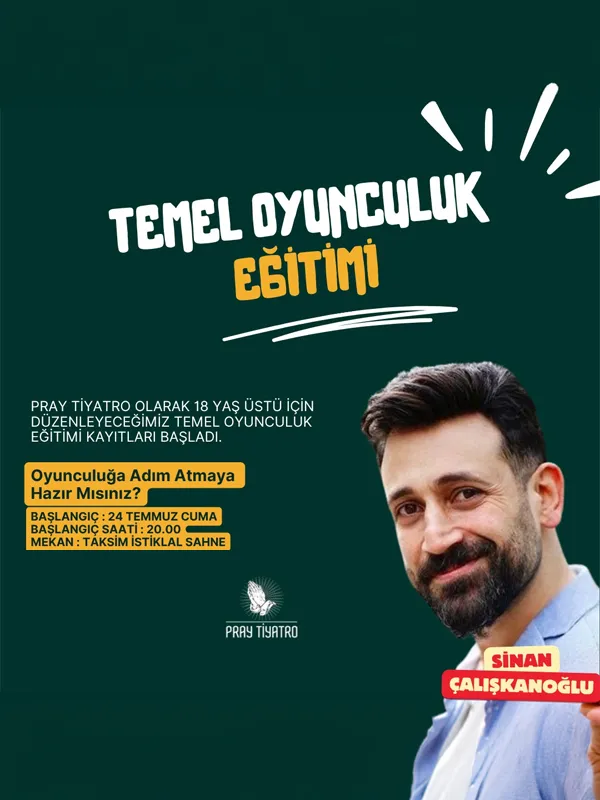 Sinan Çalışkanoğlu ile Temel Oyunculuk card