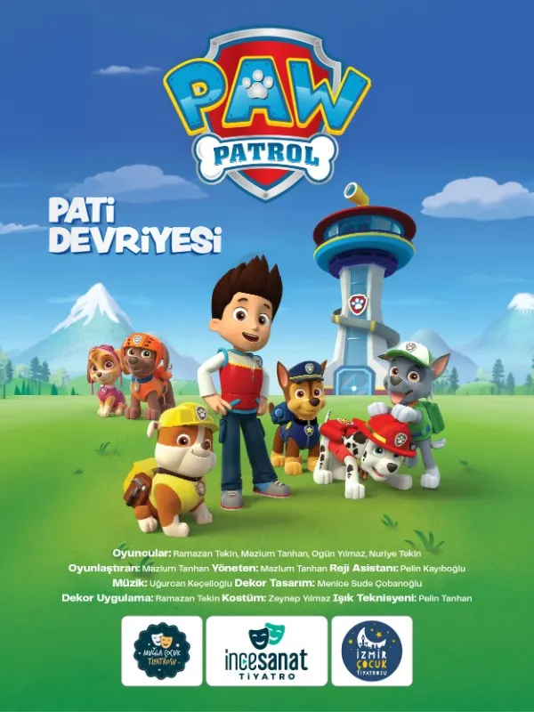 Paw Patrol Pati Devriyesi card