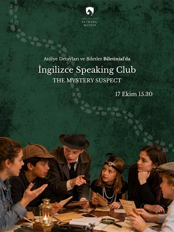 İngilizce Speaking Club: The Mystery Suspect card
