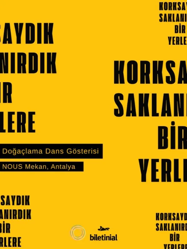 Korksaydık Saklanırdık Bir Yerlere card