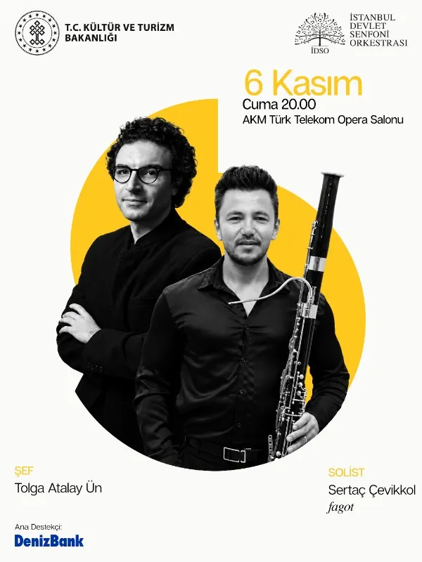 İstanbul Devlet Senfoni Orkestrası 6 Kasım Konseri card