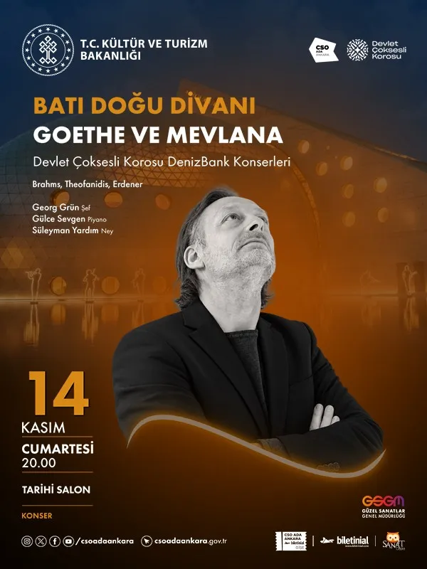 Batı Doğu Divanı Goethe ve Mevlana card