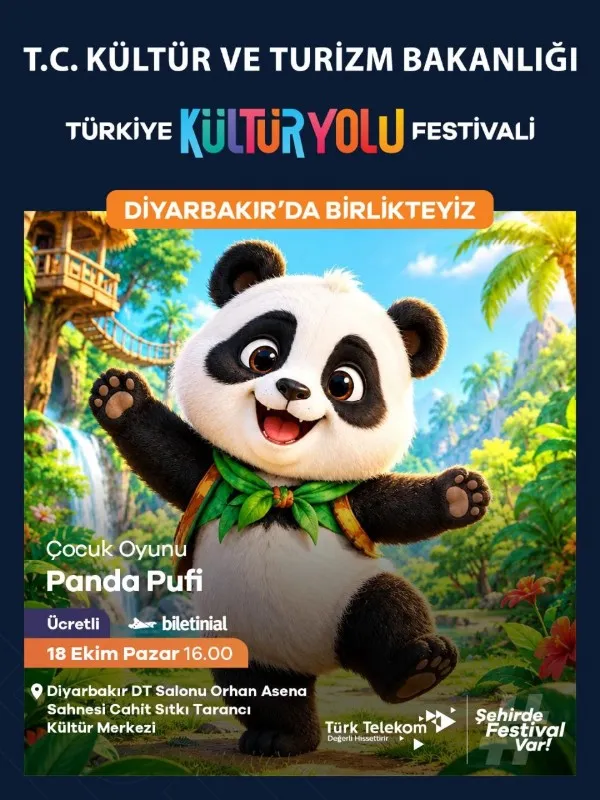 Panda Pufi card