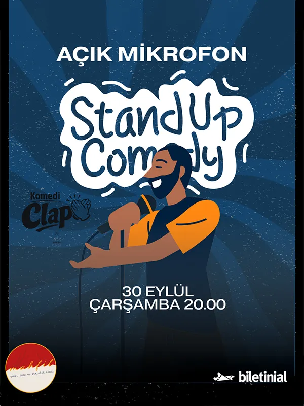Açık Mikrofon Stand-up Akşamı card