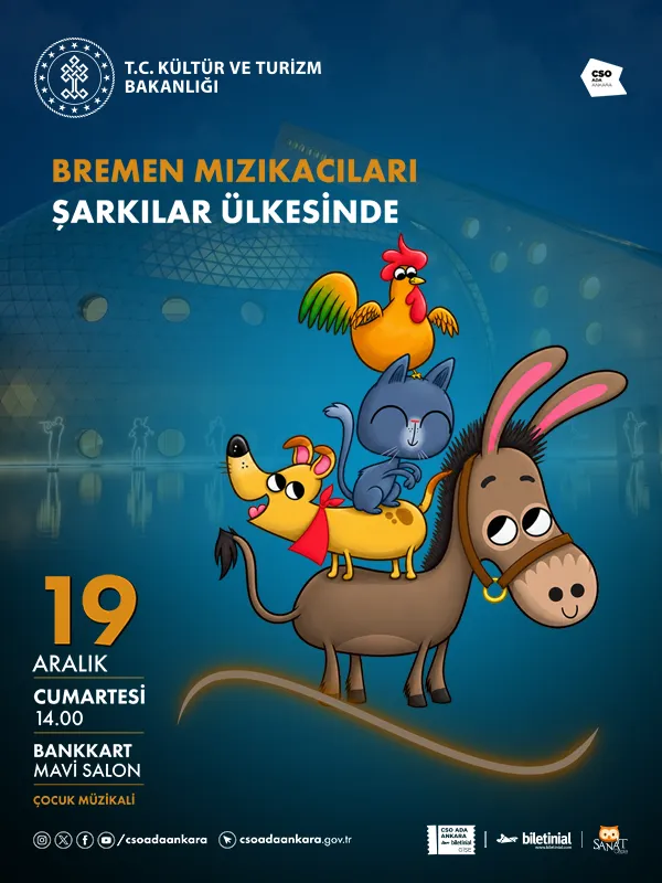 Bremen Mızıkacıları Şarkılar Ülkesinde card