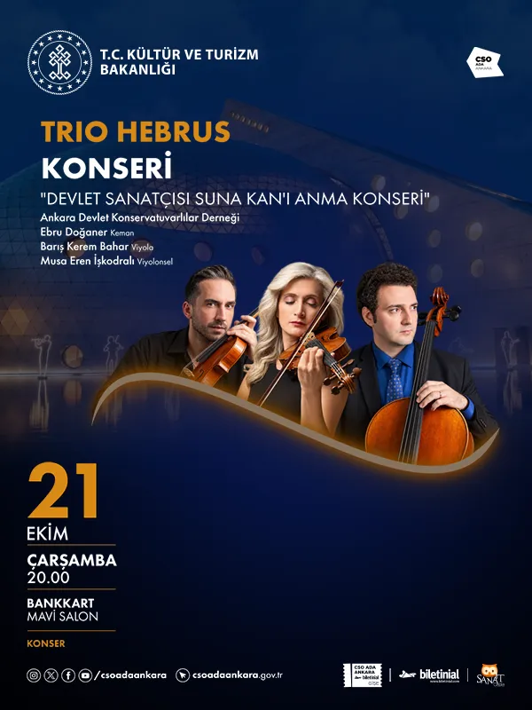 Devlet Sanatçısı Suna Kan’ı Anma Konseri - Trio Hebrus Konseri thumbnail