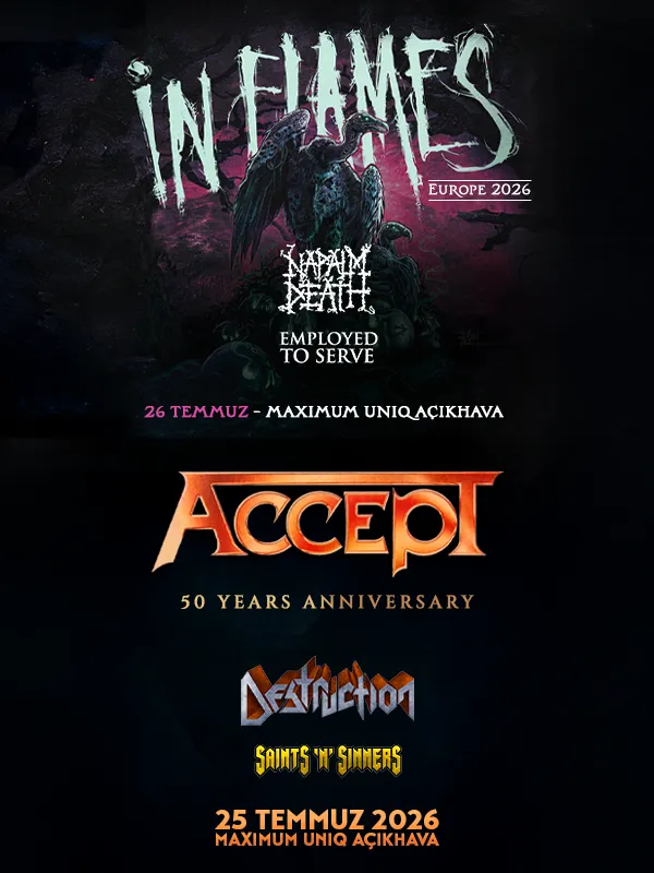 In Flames & Accept - Kombine card