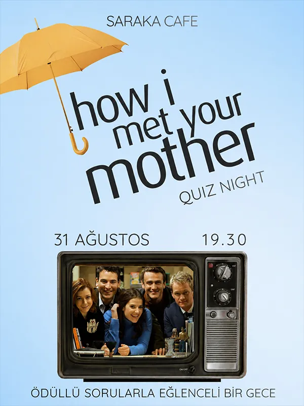How I Met Your Mother Quiz Night card