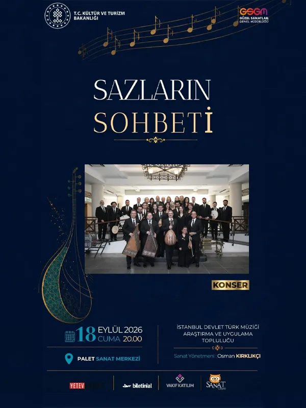 Sazların Sohbeti - İstanbul Devlet Türk Müziği Araştırma ve Uygulama Topluluğu card