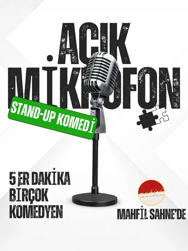 Açık Mikrofon Stand-up Akşamı card