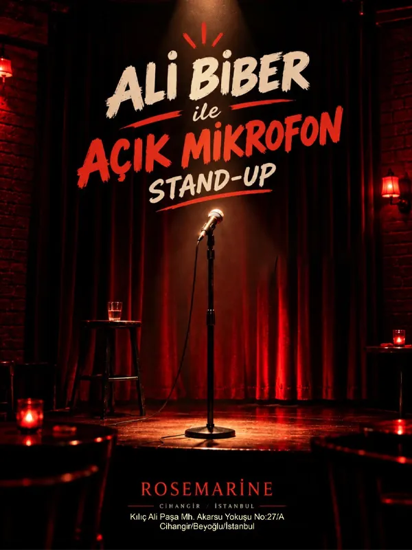 Ali Biber ile Açık Mikrofon card