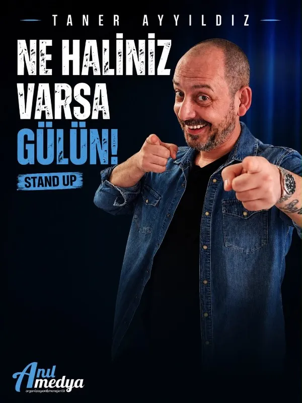 Taner Ayyıldız Ne Haliniz Varsa Gülün Stand Up card