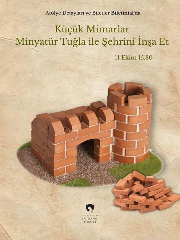 Küçük Mimarlar Minyatür Tuğla ie Şehrini İnşa Et card