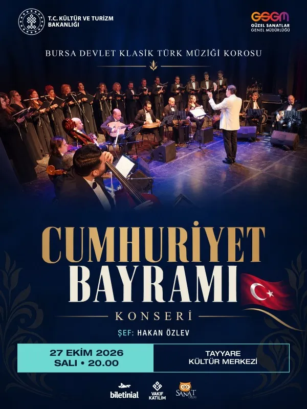 Cumhuriyet Bayramı Konseri - Bursa Devlet Klasik Türk Müziği Korosu card
