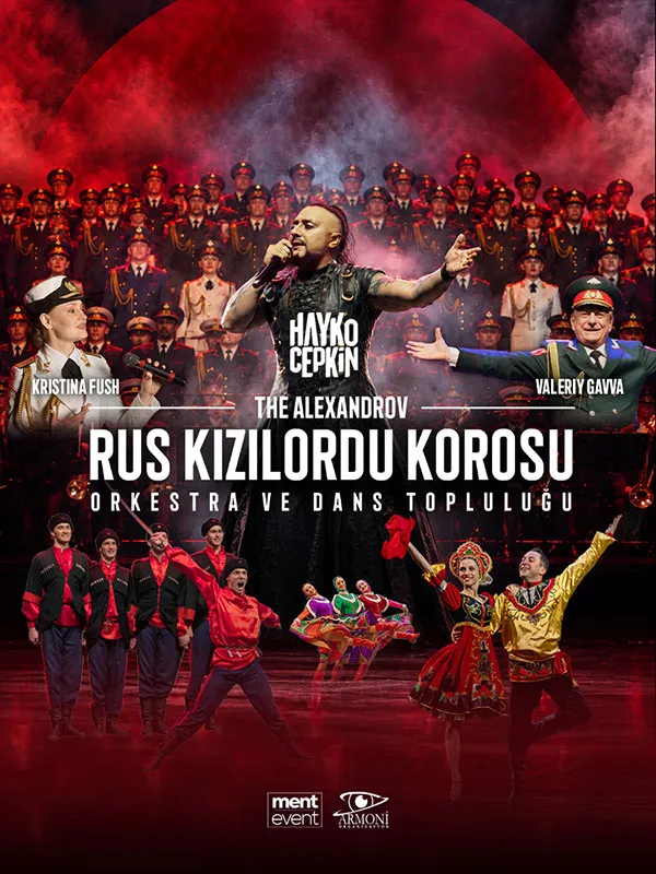 Aleksandrov Rus Kızılordu Korosu ve Dans Topluluğu İle Hayko Cepkin Konserleri card