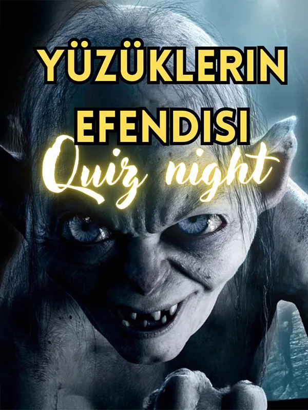 Yüzüklerin Efendisi Quiz Night card