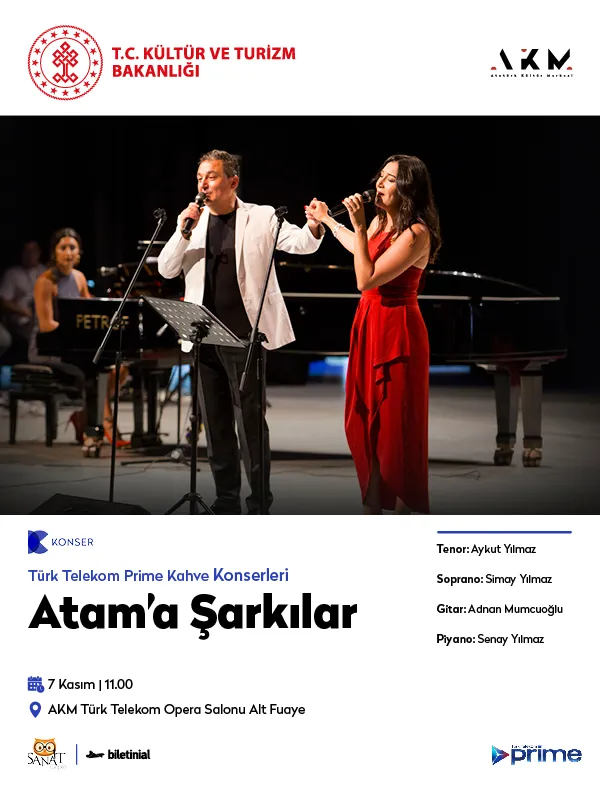Türk Telekom Prime Kahve Konserleri "Atam'a Şarkılar" card