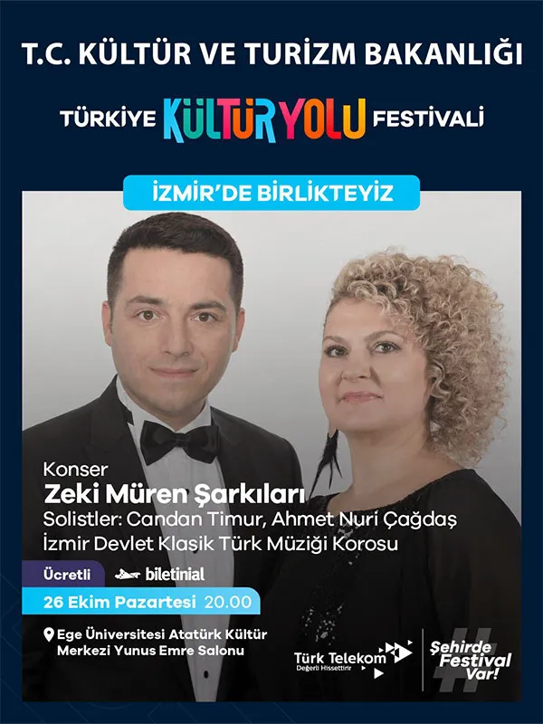 Zeki Müren Şarkıları - İzmir Devlet Klasik Türk Müziği Korosu card