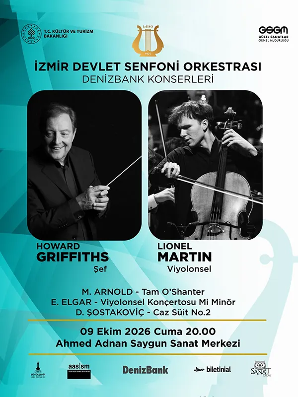 İzmir Devlet Senfoni Orkestrası DenizBank Konserleri - 9 Ekim Konseri card