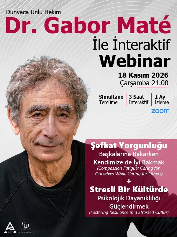 Dr. Gabor Maté ile İnteraktif Webinar card