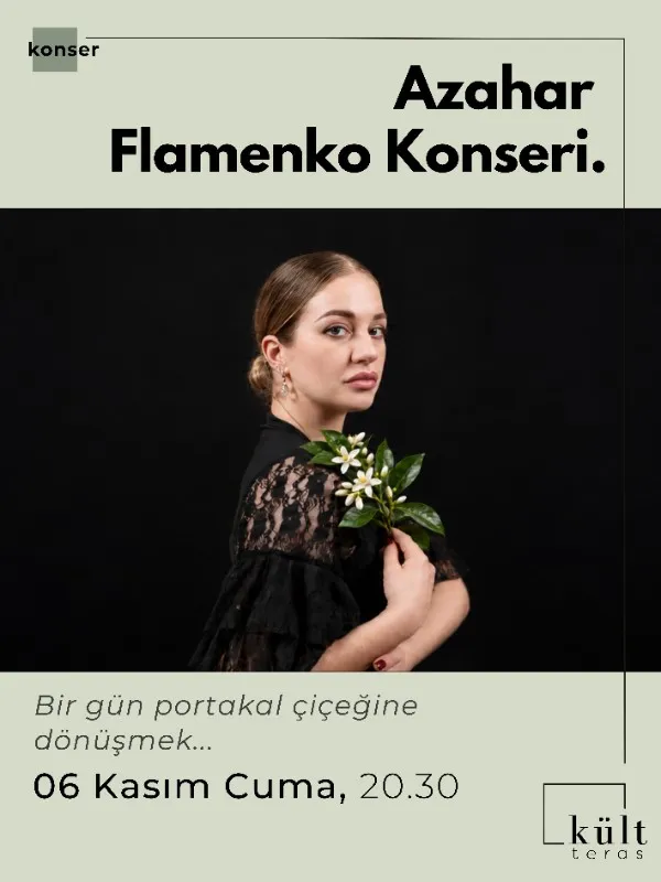Azahar Flamenko Konseri card