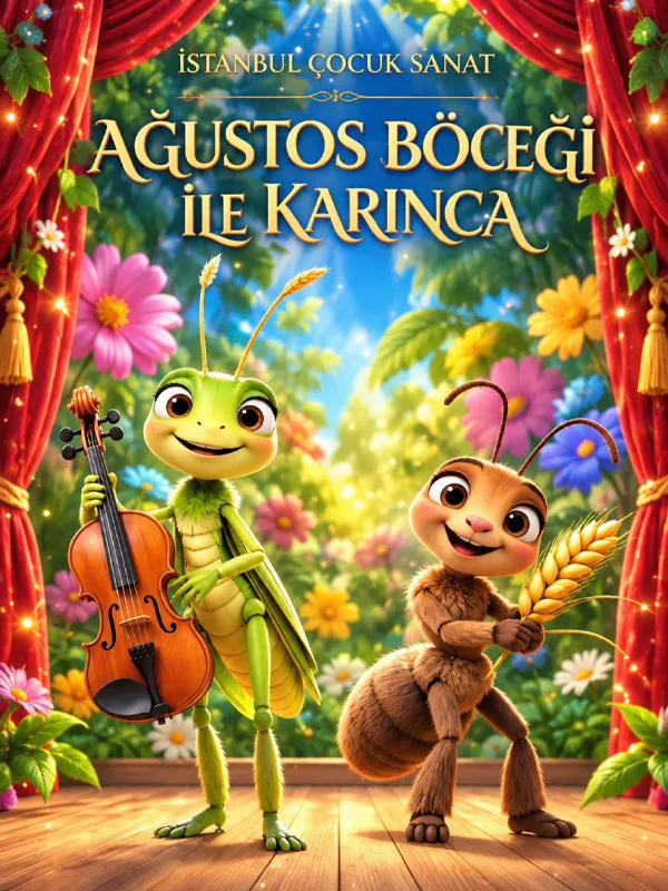 Ağustos Böceği ile Karınca card