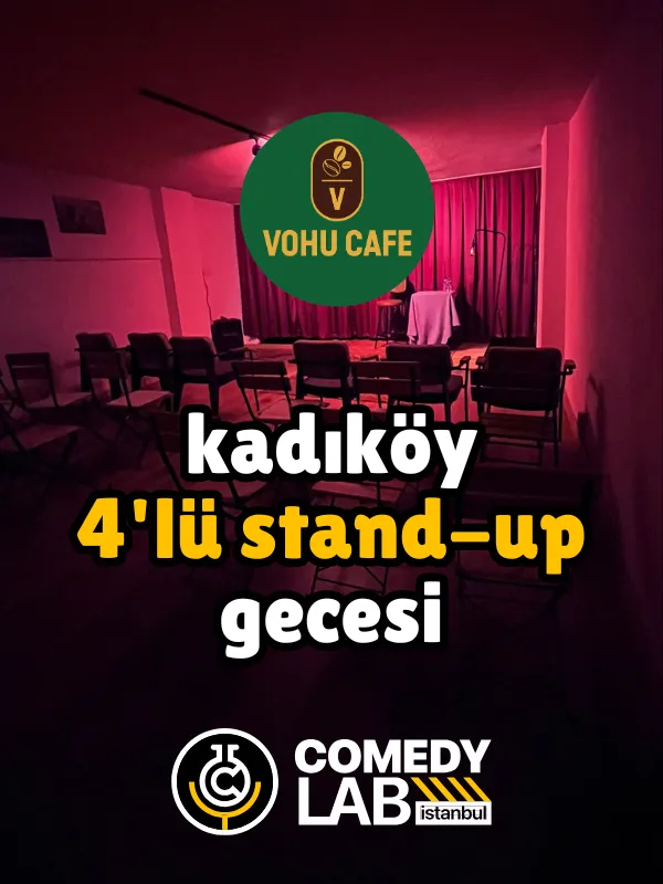 Kadıköy 4'lü Stand-up Gecesi - Comedy Lab Istanbul card
