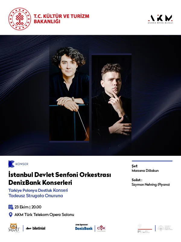 İstanbul Devlet Senfoni Orkestrası "Türkiye - Polonya Dostluk Konseri - Tadeusz Strugała Onuruna" card