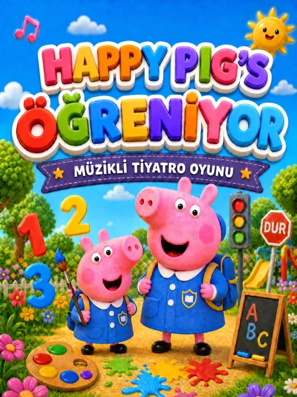 Happy Pig's Öğreniyor card