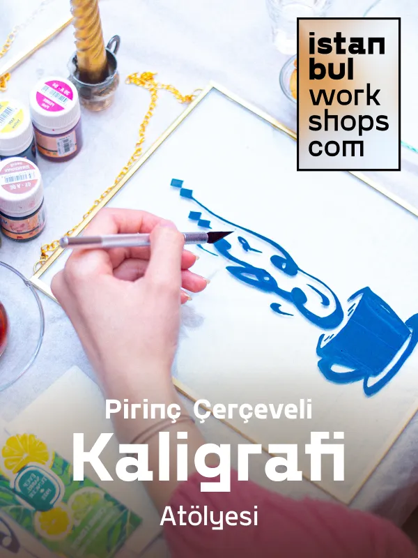 Pirinç Çerçeveli Cam Üzerine Hat/Kaligrafi Sanatı Atölyesi card