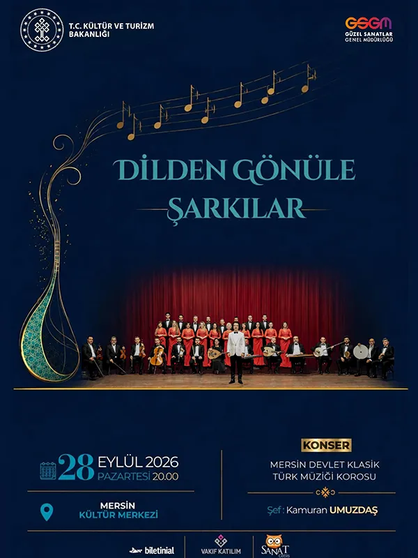 Dilden Gönüle Şarkılar - Mersin Devlet Klasik Türk Müziği Korosu card