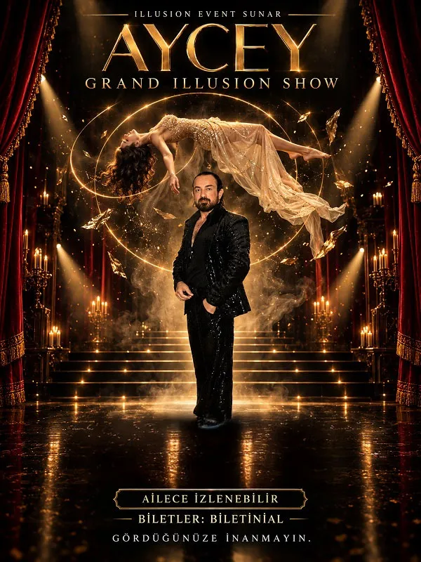 Aycey Grand Illusion Show card