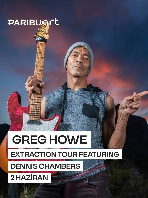 Greg Howe Extraction European Tour 2027 Featuring Dennis Chambers card