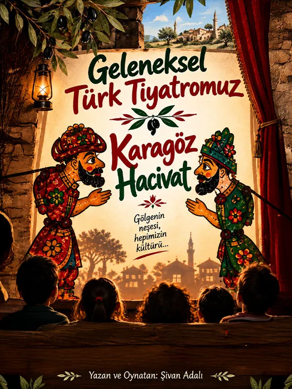 Geleneksel Türk Tiyatrosu Karagöz Hacivat card