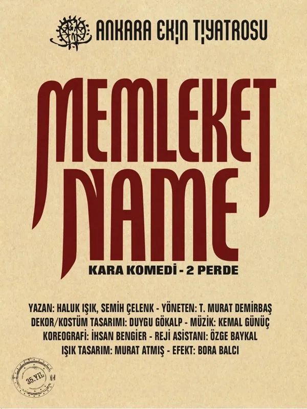 Memleketname card