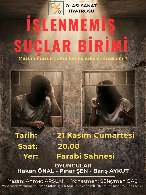 İşlenmemiş Suçlar Birimi card