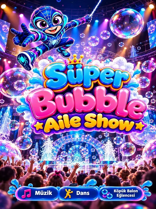Süper Bubble Aile Show card