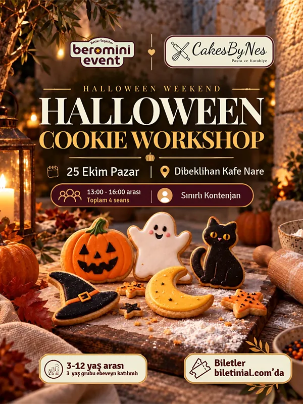 Halloween Cookie Workshop card