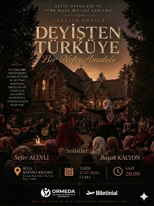 Deyişten Türküye Bir Nefes Anadolu "Sefer ALEVLİ & Başak KALYON" card