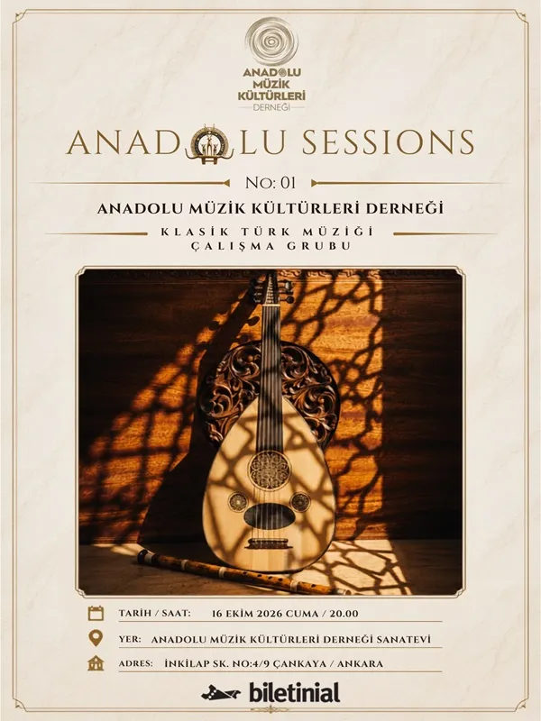 Anadolu Sessions No: 01 Klasik Türk Müziği Çalışma Grubu card