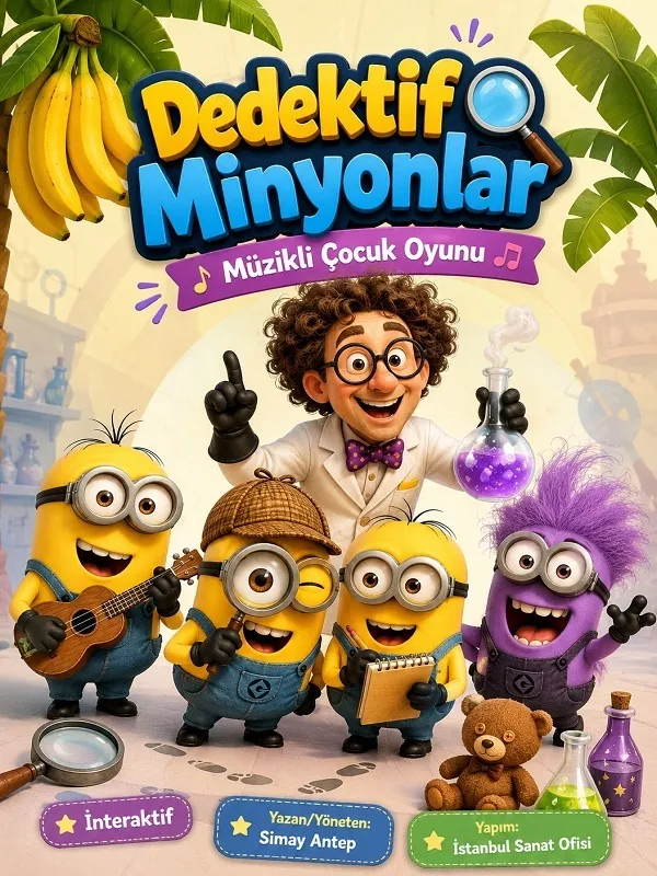 Dedektif Minyonlar Müzikali card