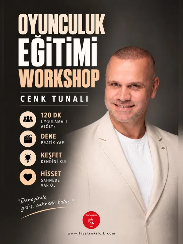 Cenk Tunalı ile Oyunculuk Workshop card