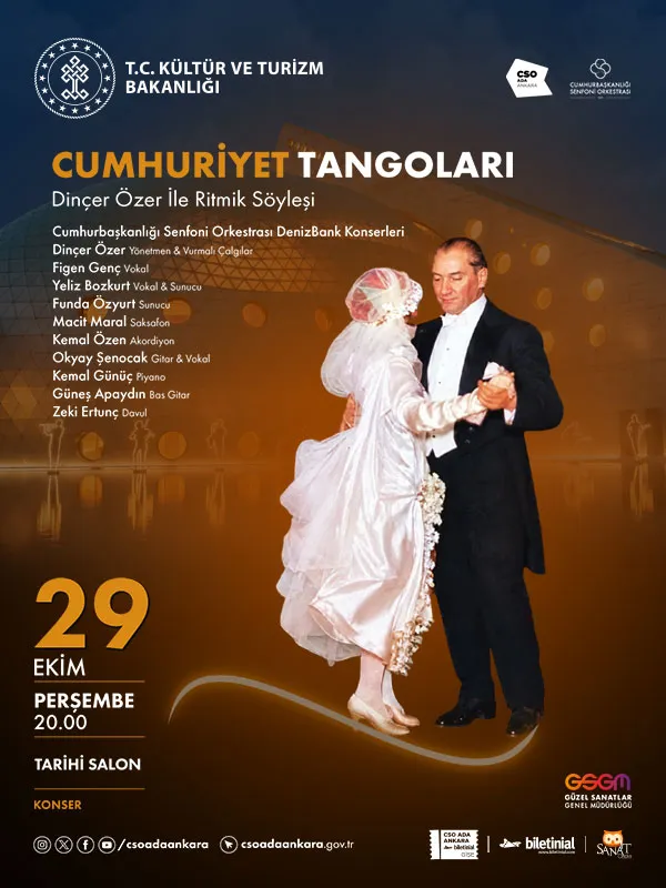 Cumhurbaşkanlığı Senfoni Orkestrası - Cumhuriyet Tangoları card