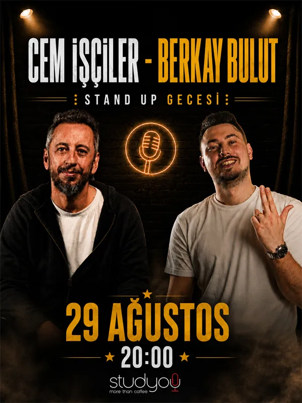 Cem İşçiler & Berkay Bulut Stand Up Gecesi card
