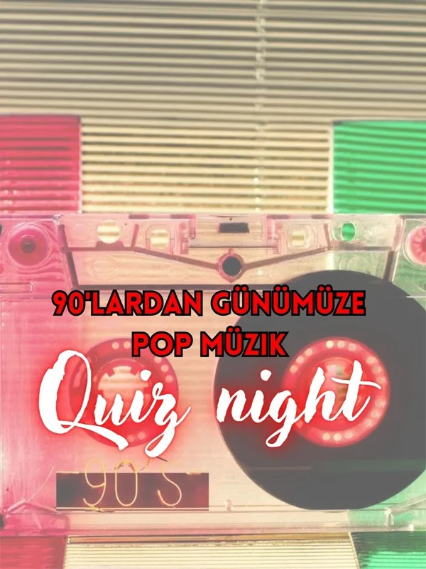 90'lardan Günümüze Türkçe Pop Quiz Night card